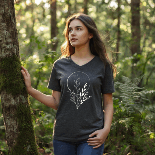 Women’s relaxed v-neck t-shirt - Image 2