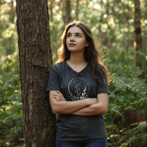 Women’s relaxed v-neck t-shirt - Image 3