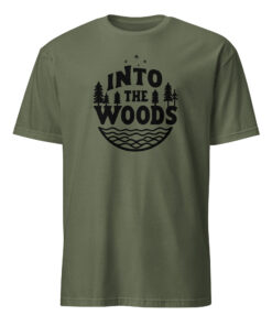 Into the Wild Military Green Mens T-Shirt