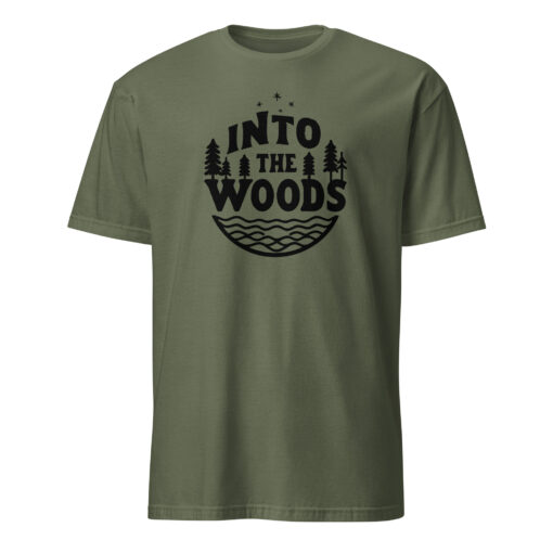 Into the Wild Military Green Mens T-Shirt