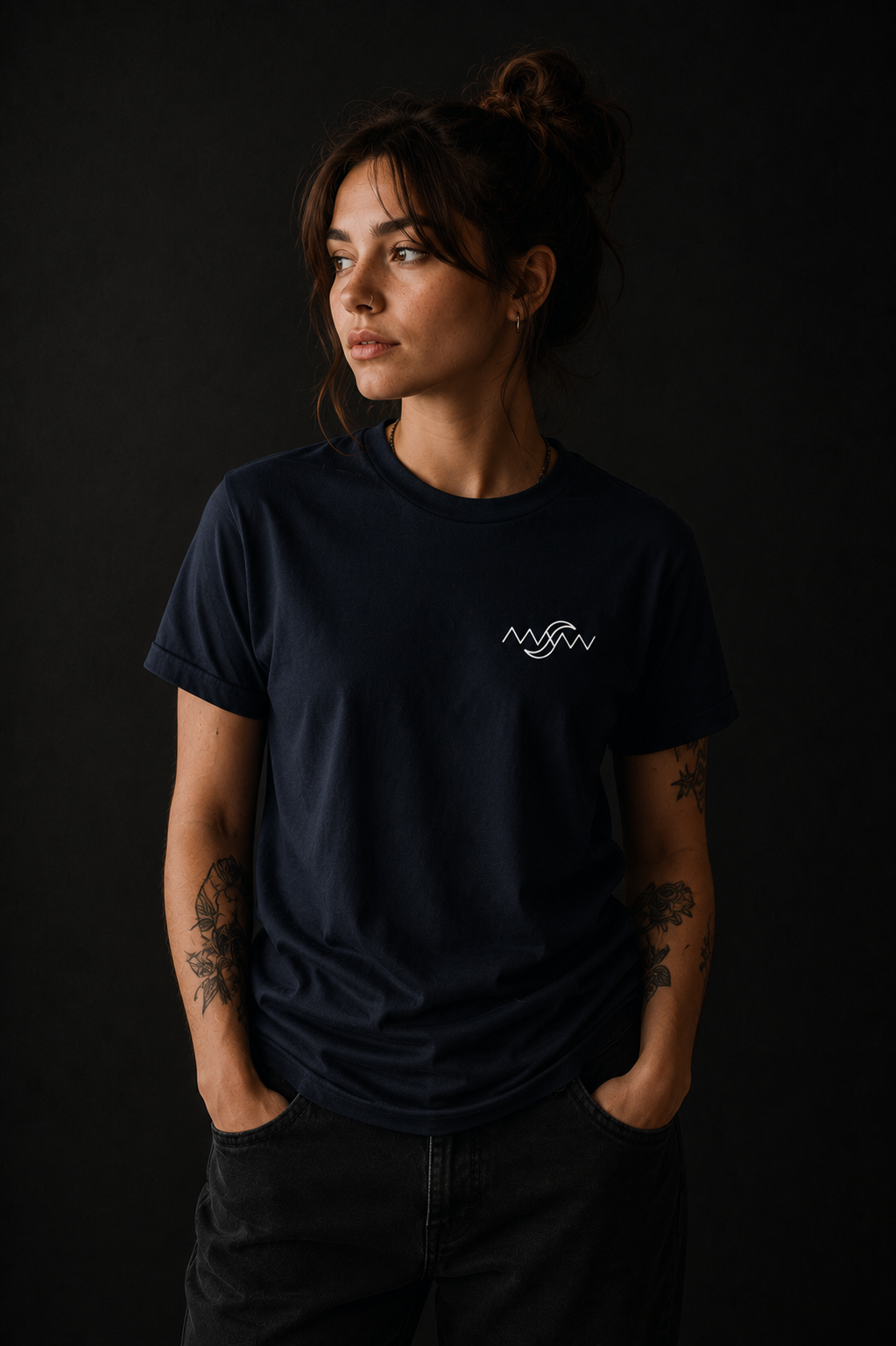 Unisex fine jersey tee - Image 2