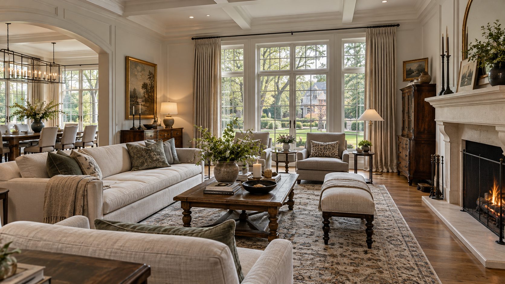 The front room