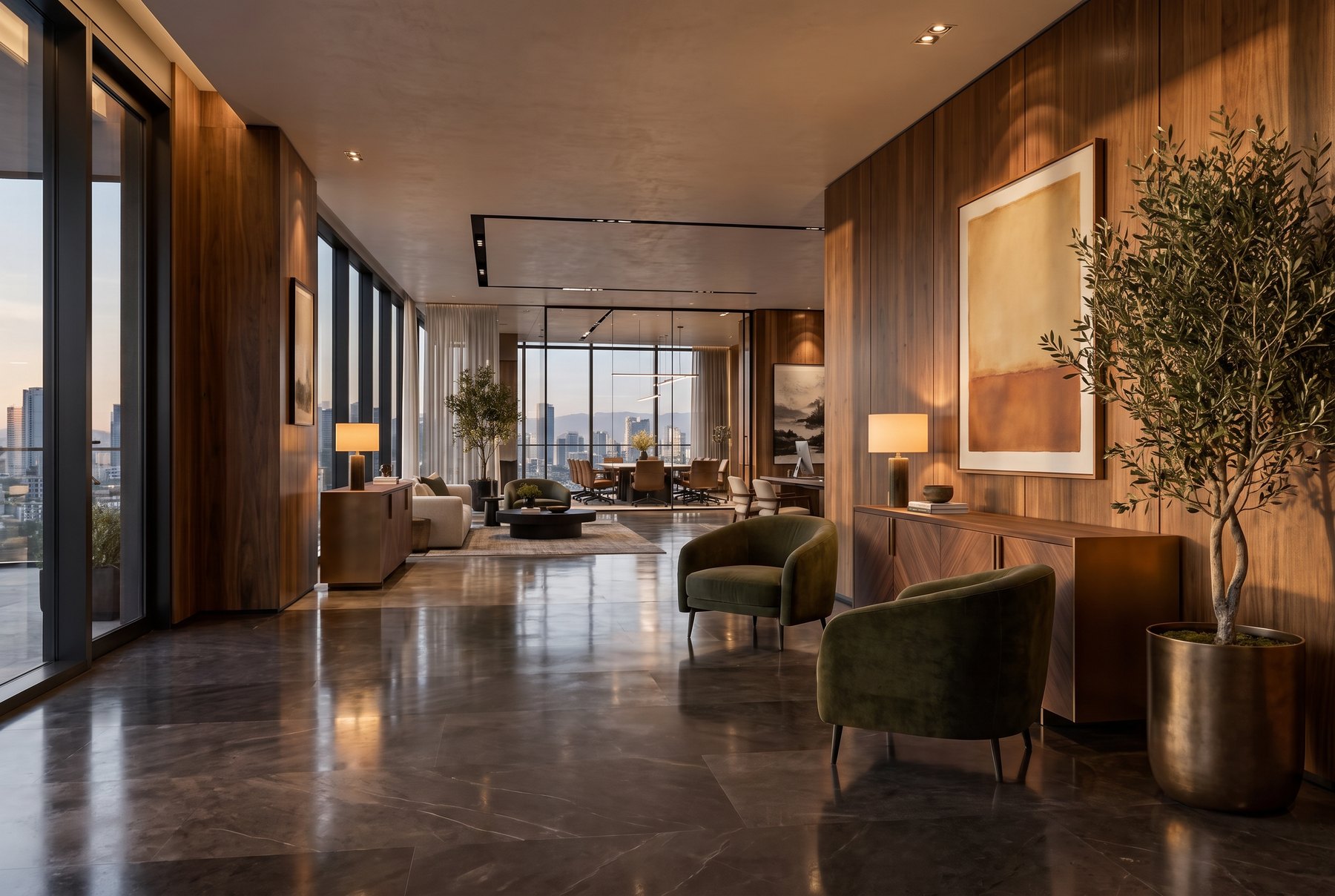 Reception, without a desk