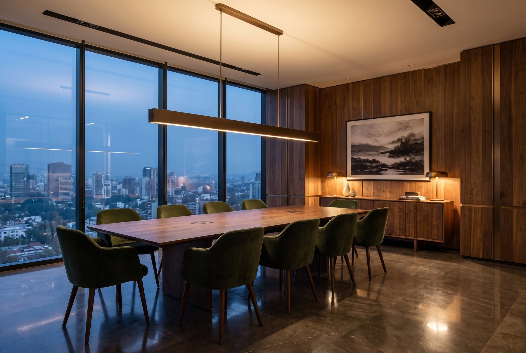 The meeting room