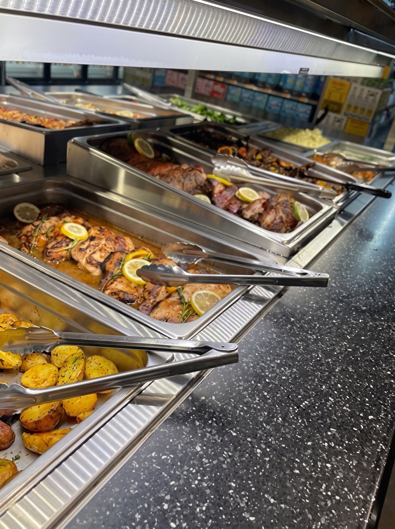 The hot buffet