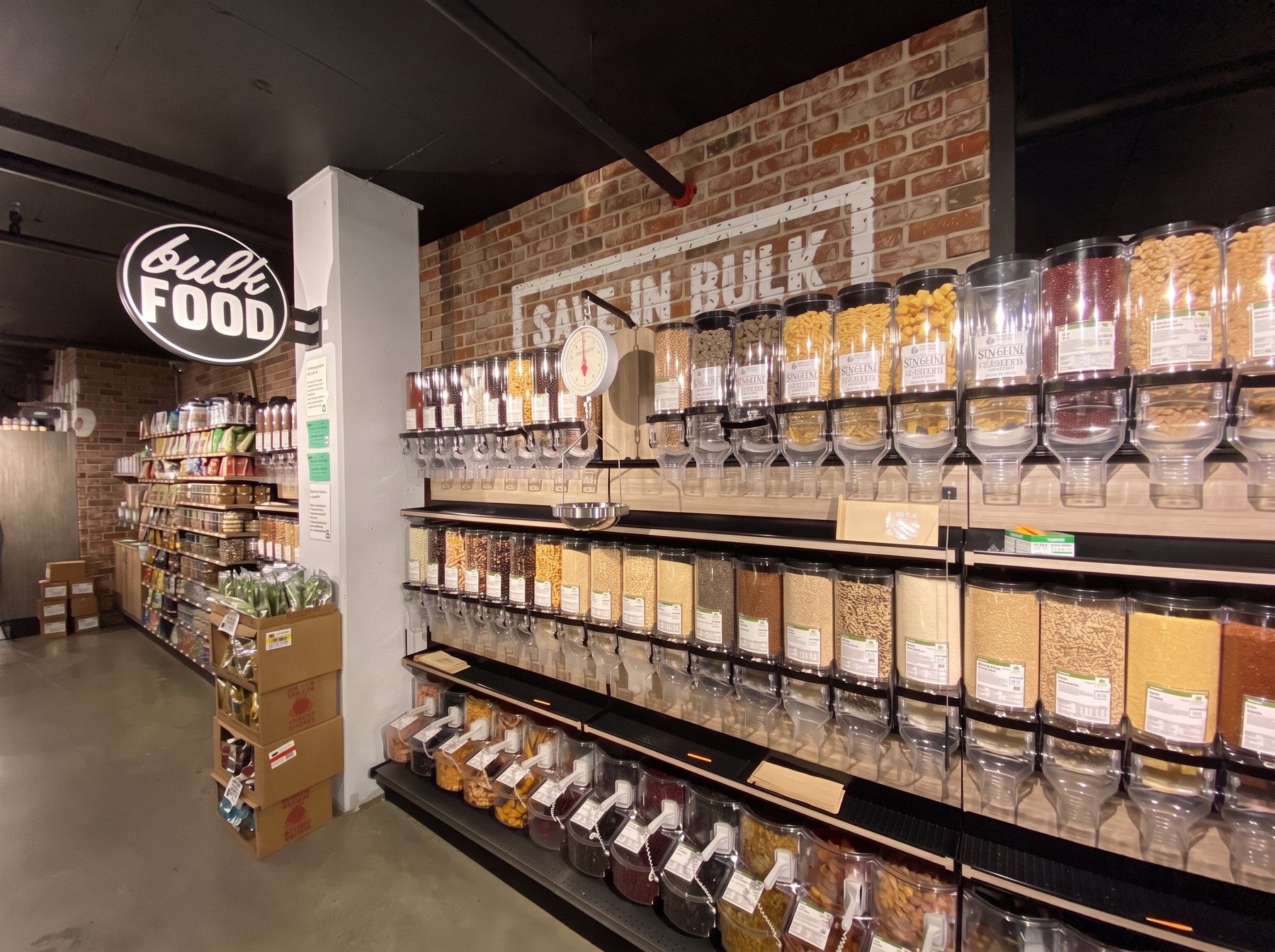 Bulk food and the save in bulk wall