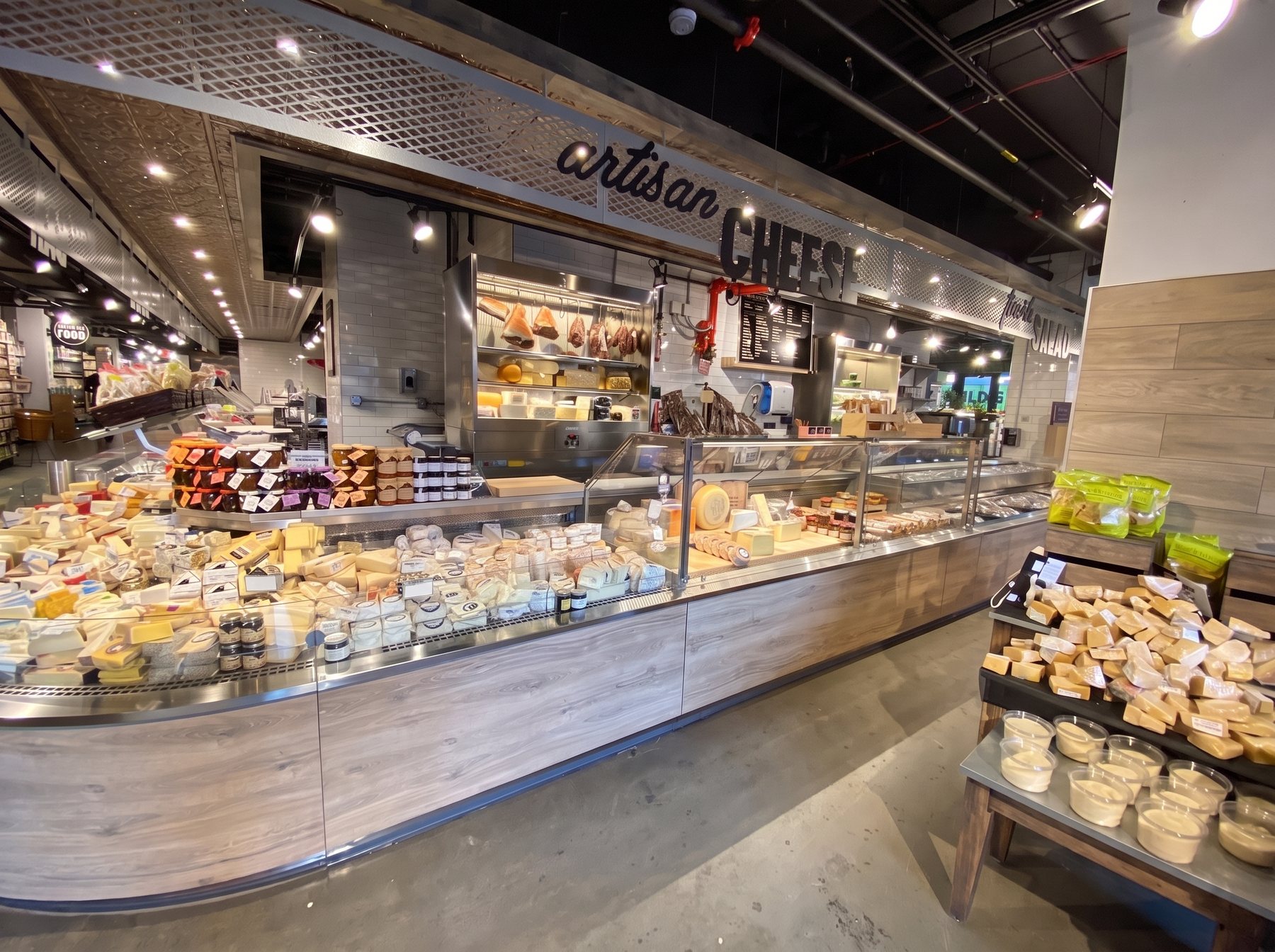 The artisan cheese case