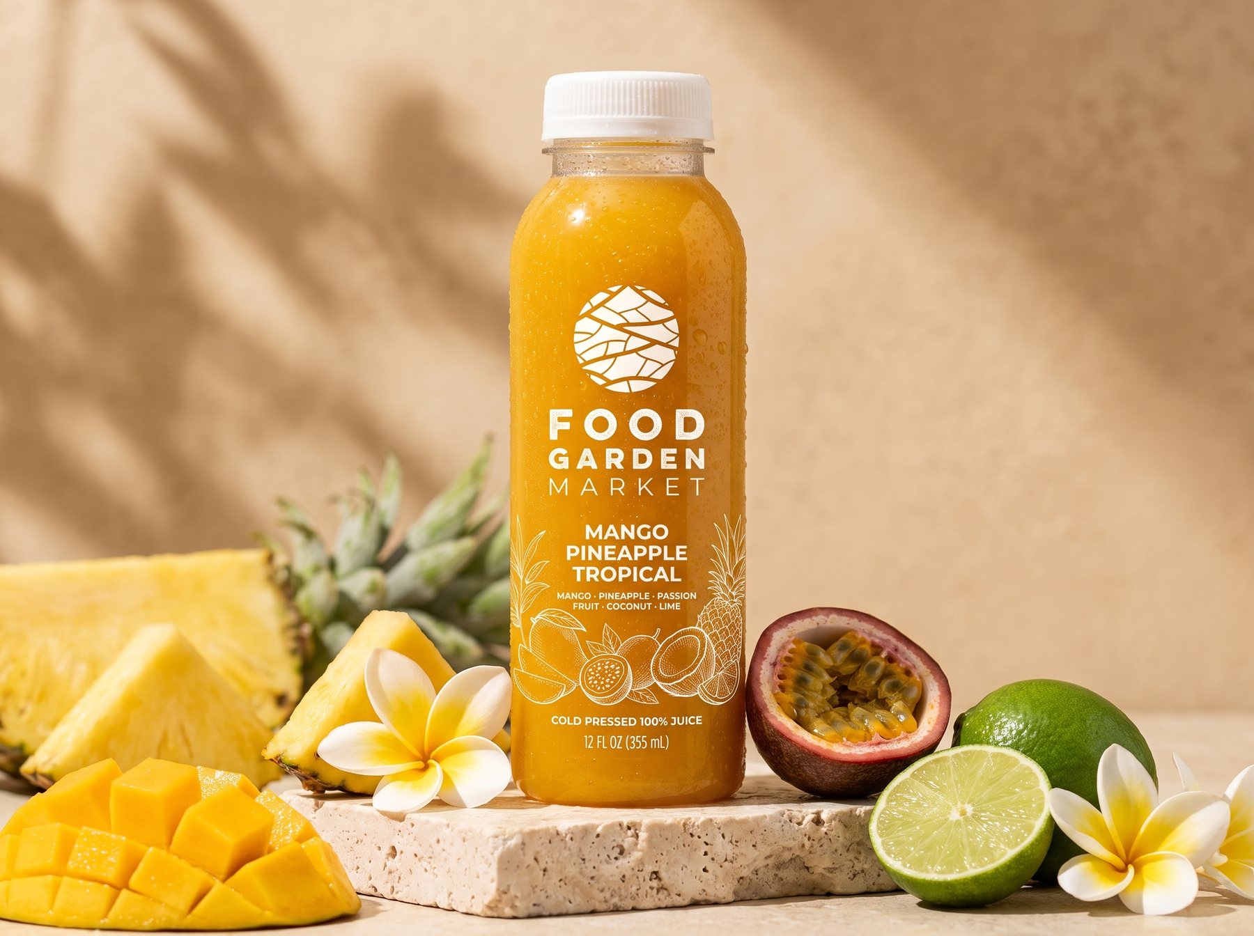 Mango Pineapple Tropical cold-pressed juice