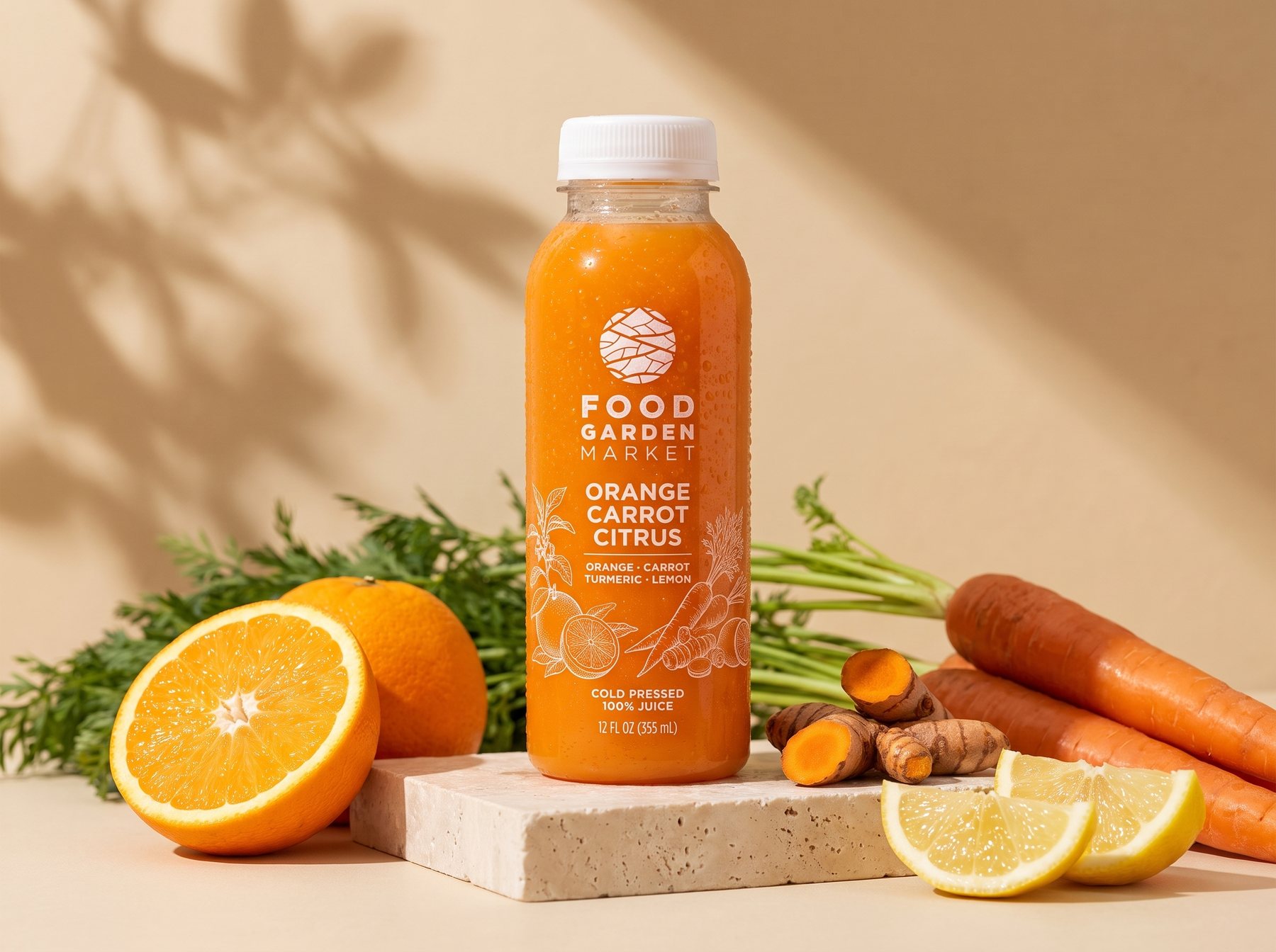Orange Carrot Citrus cold-pressed juice