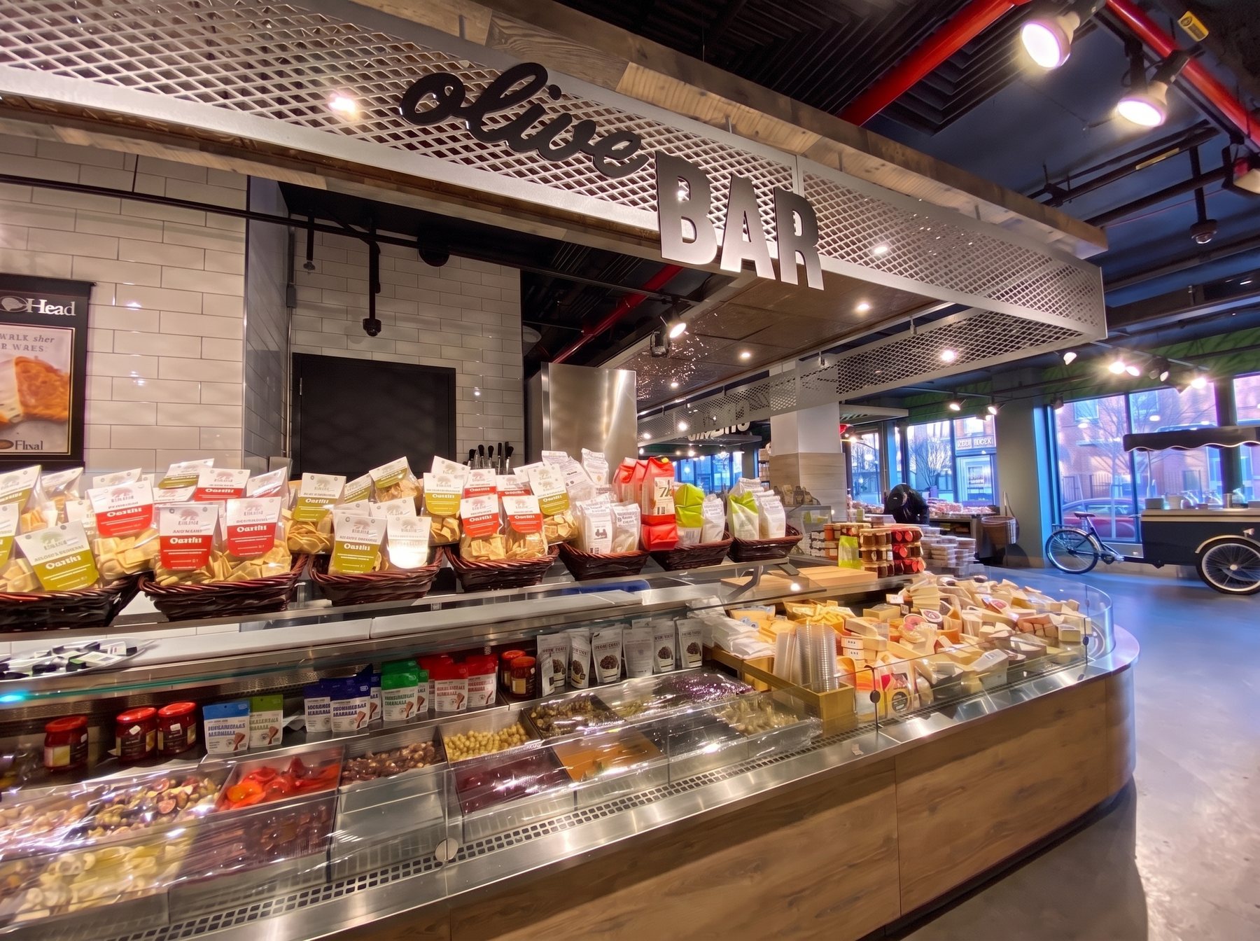 The olive bar