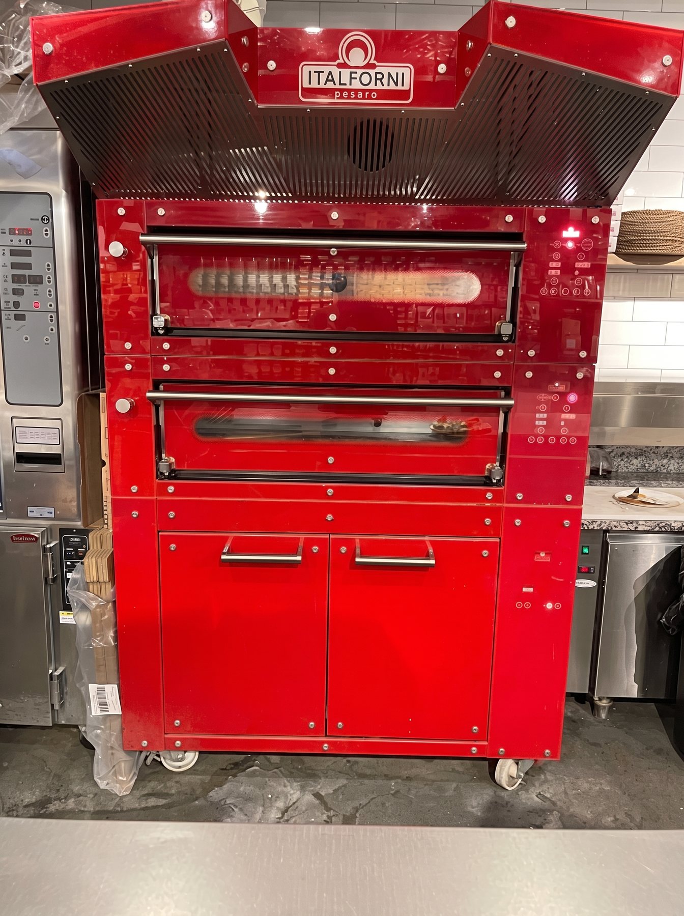 The pizza oven